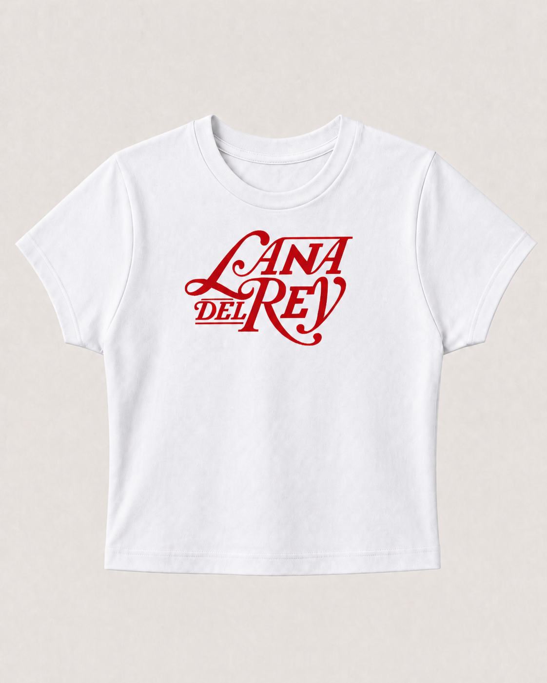 LANA DEL REY WHITE BABY TEE