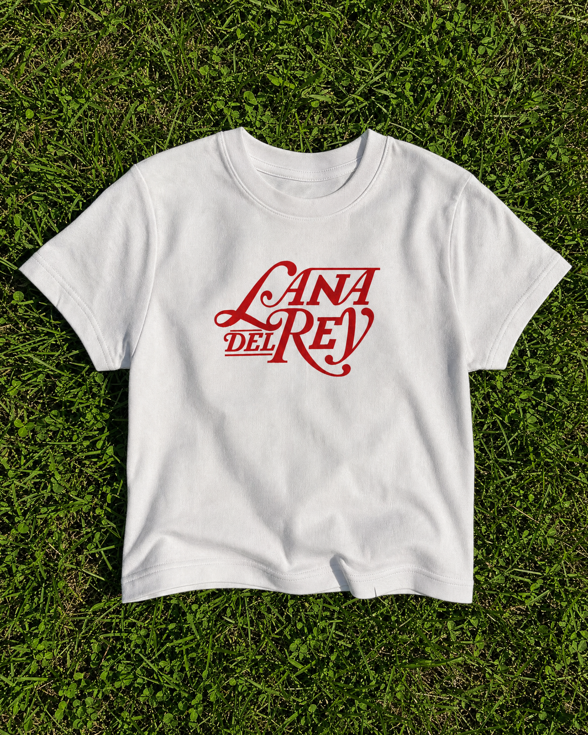 LANA DEL REY WHITE BABY TEE