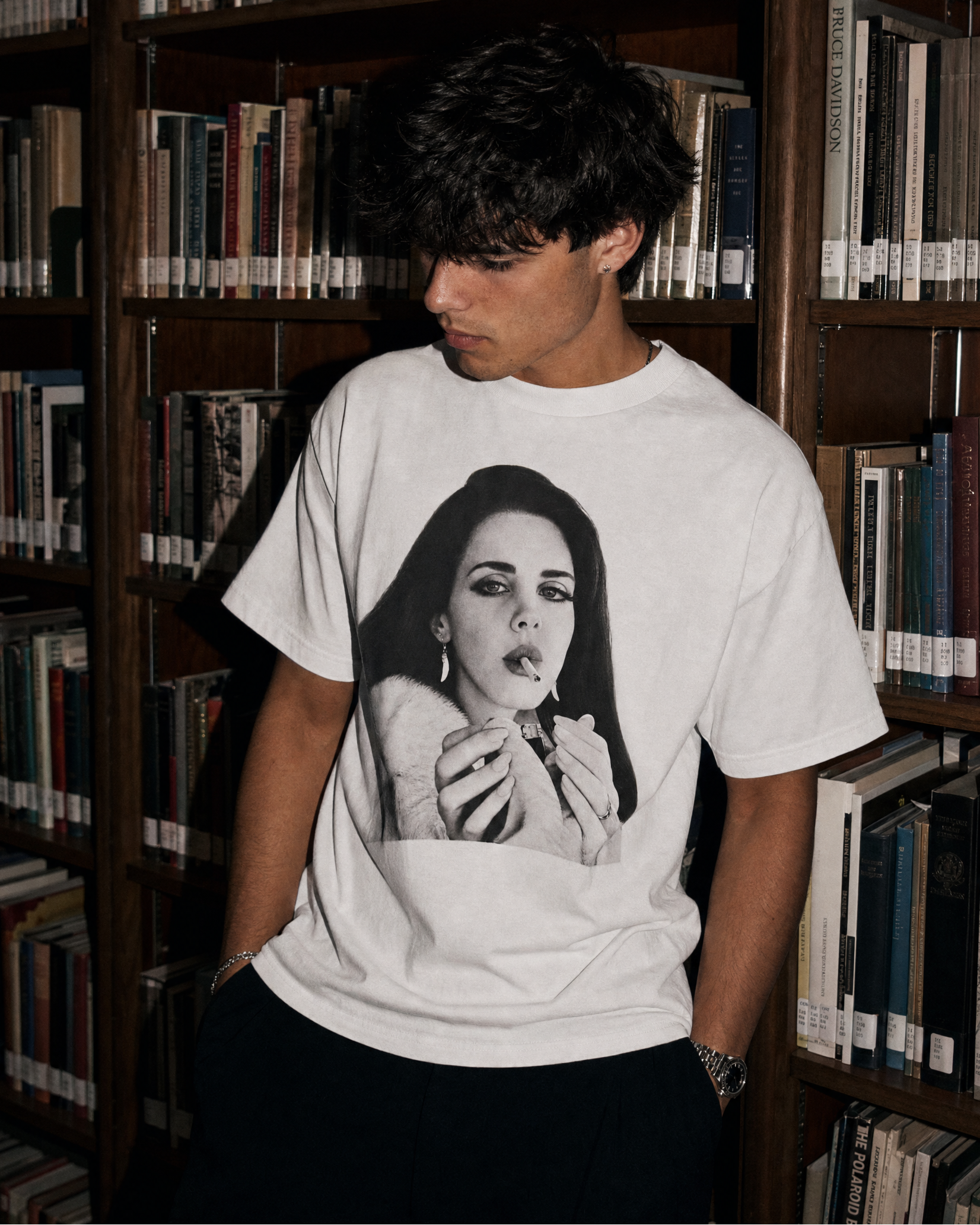 LANA DEL REY PORTRAIT OVERSIZED TEE