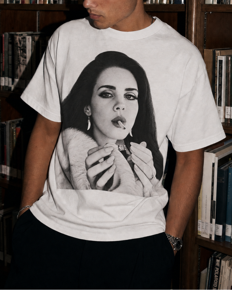 LANA DEL REY PORTRAIT OVERSIZED TEE