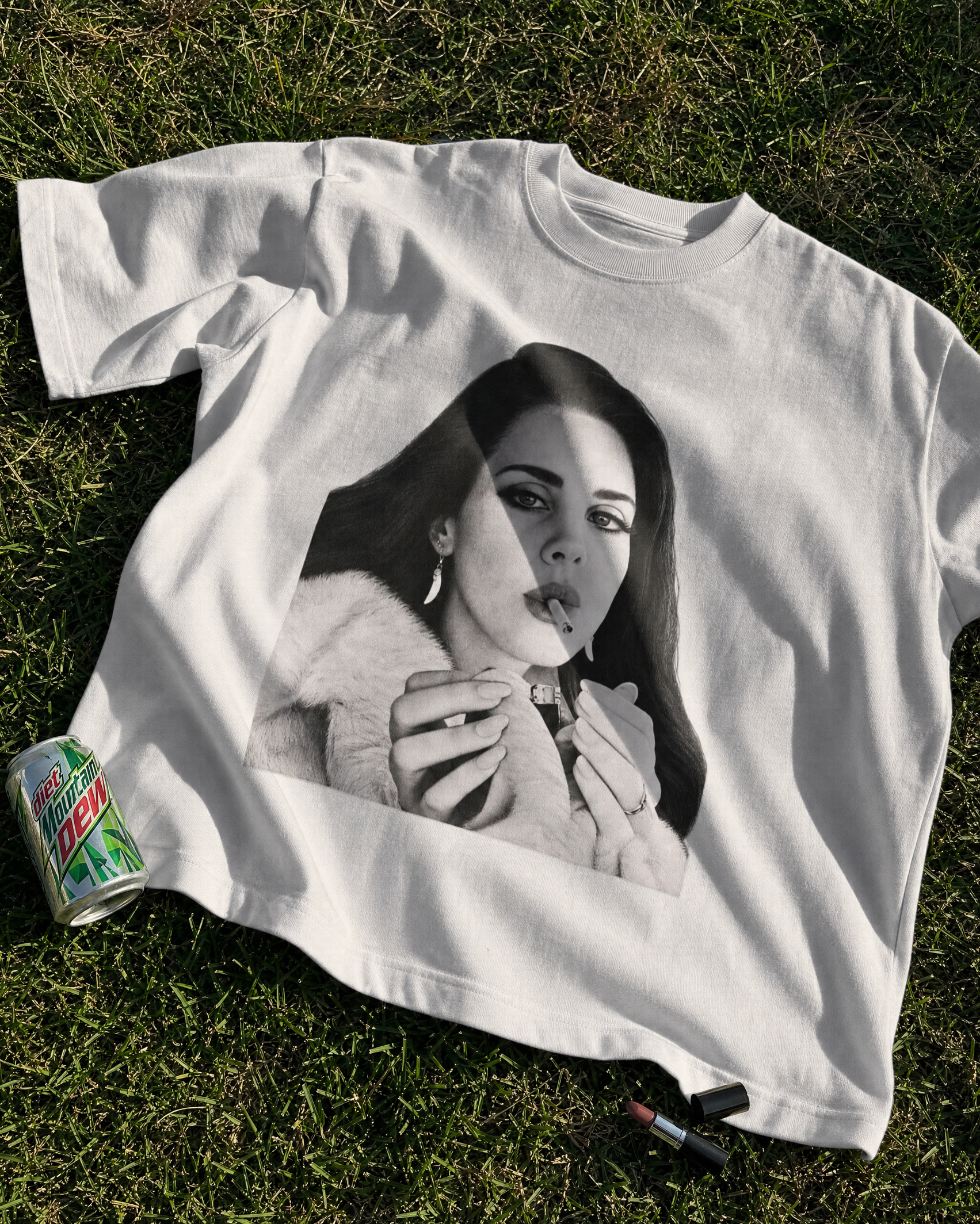 LANA DEL REY PORTRAIT OVERSIZED TEE