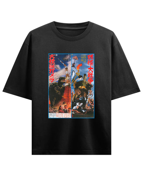 Black Oversized T-shirt Front Design