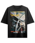Black Oversized T-shirt Front Design