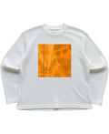 Off-white waffle knit oversized full-sleeve Front Design