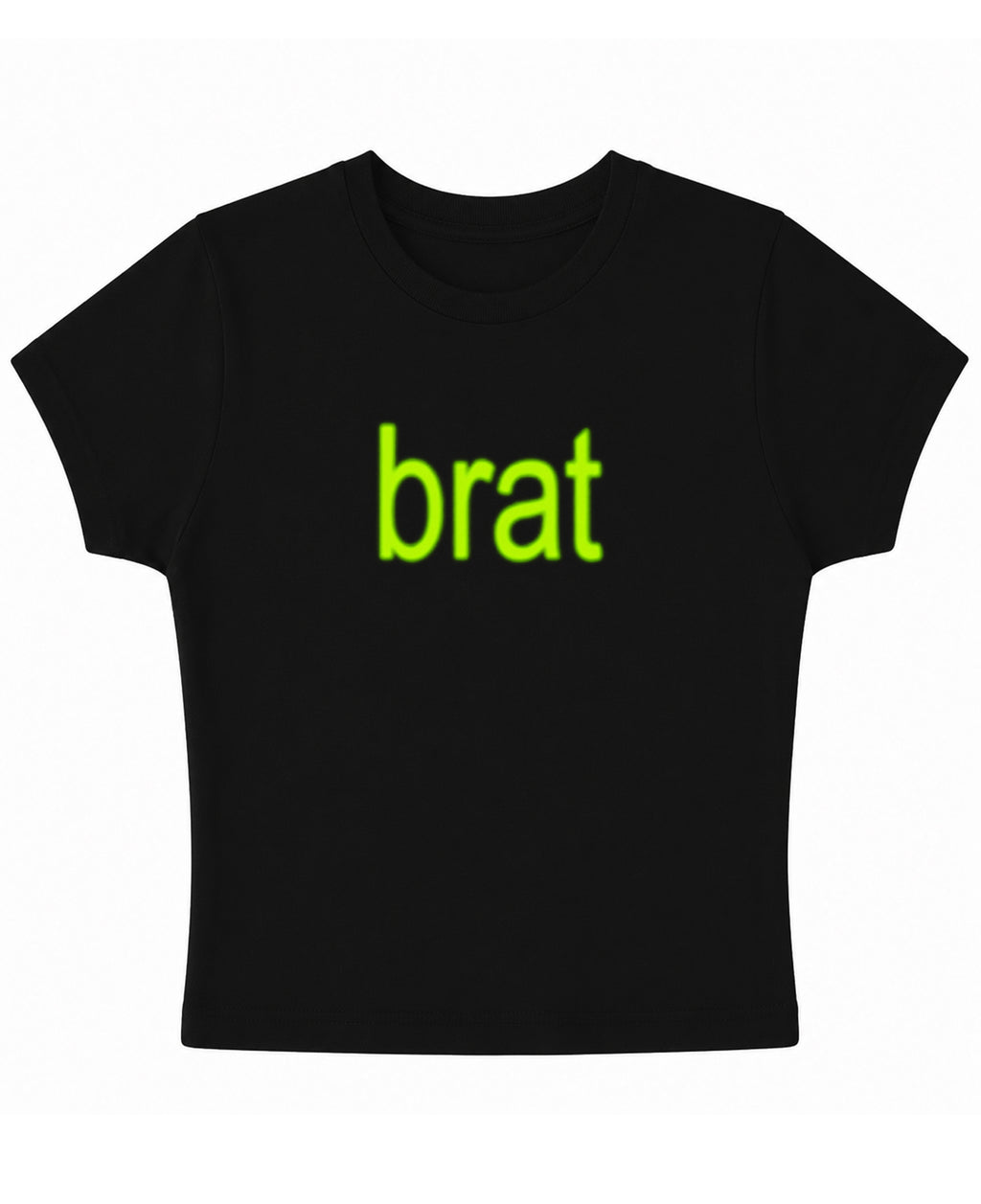 Black Baby Tee Front Design