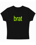 Black Baby Tee Front Design