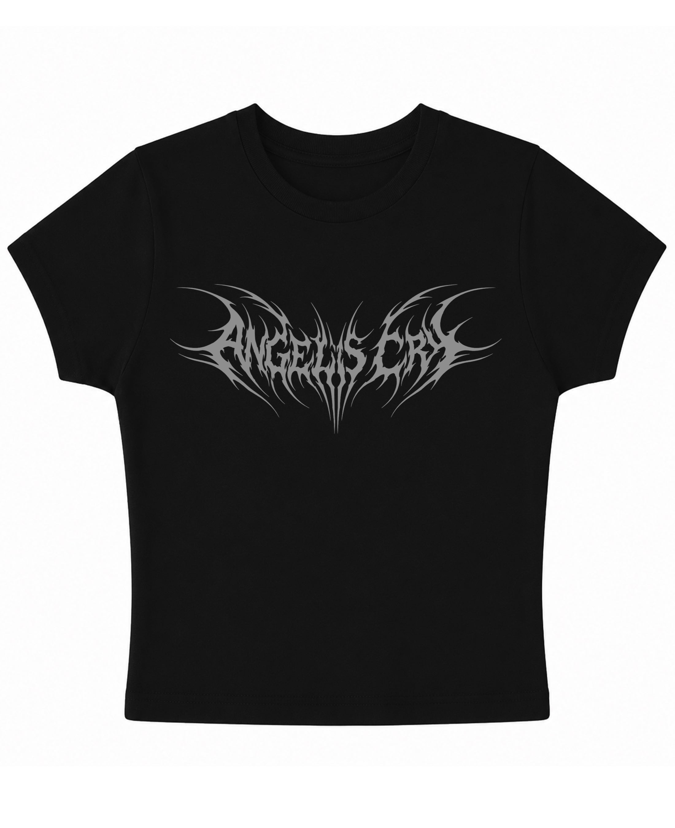Black Baby Tee Front Design