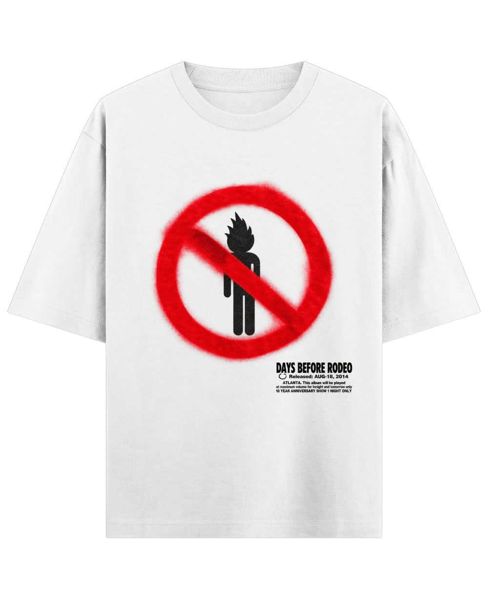 DAYS BEFORE RODEO OVERSIZED TEE