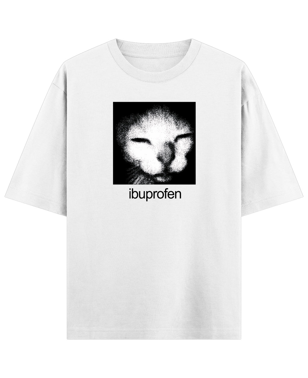 White Oversized T-shirt Front Design