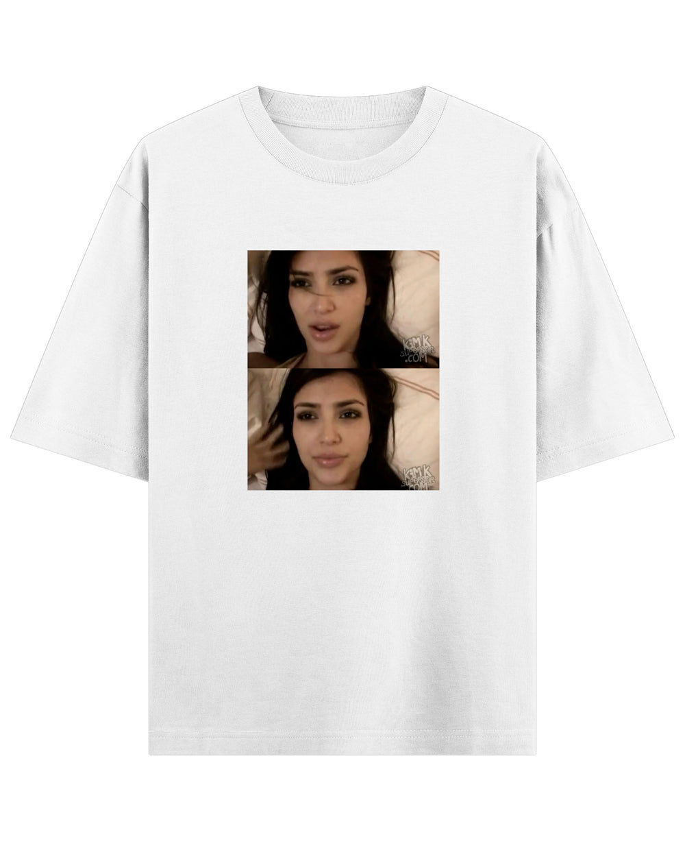 KIM K TAPE OVERSIZED TEE
