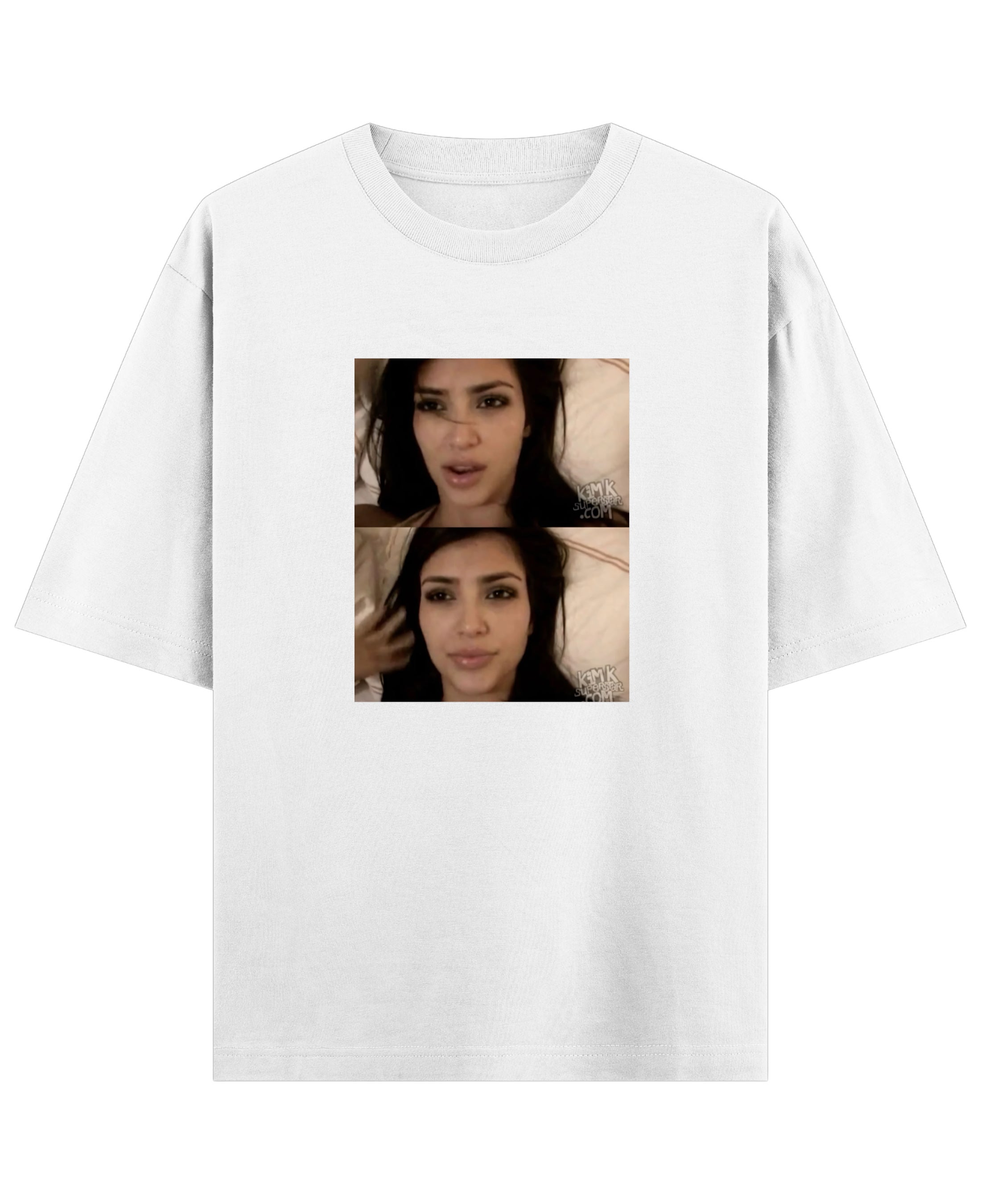 White Oversized T-shirt Front Design