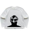 Off-white waffle knit oversized full-sleeve Front Design