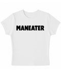 White Baby Tee Front Design