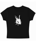 Black Baby Tee Front Design