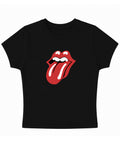 Black Baby Tee Front Design
