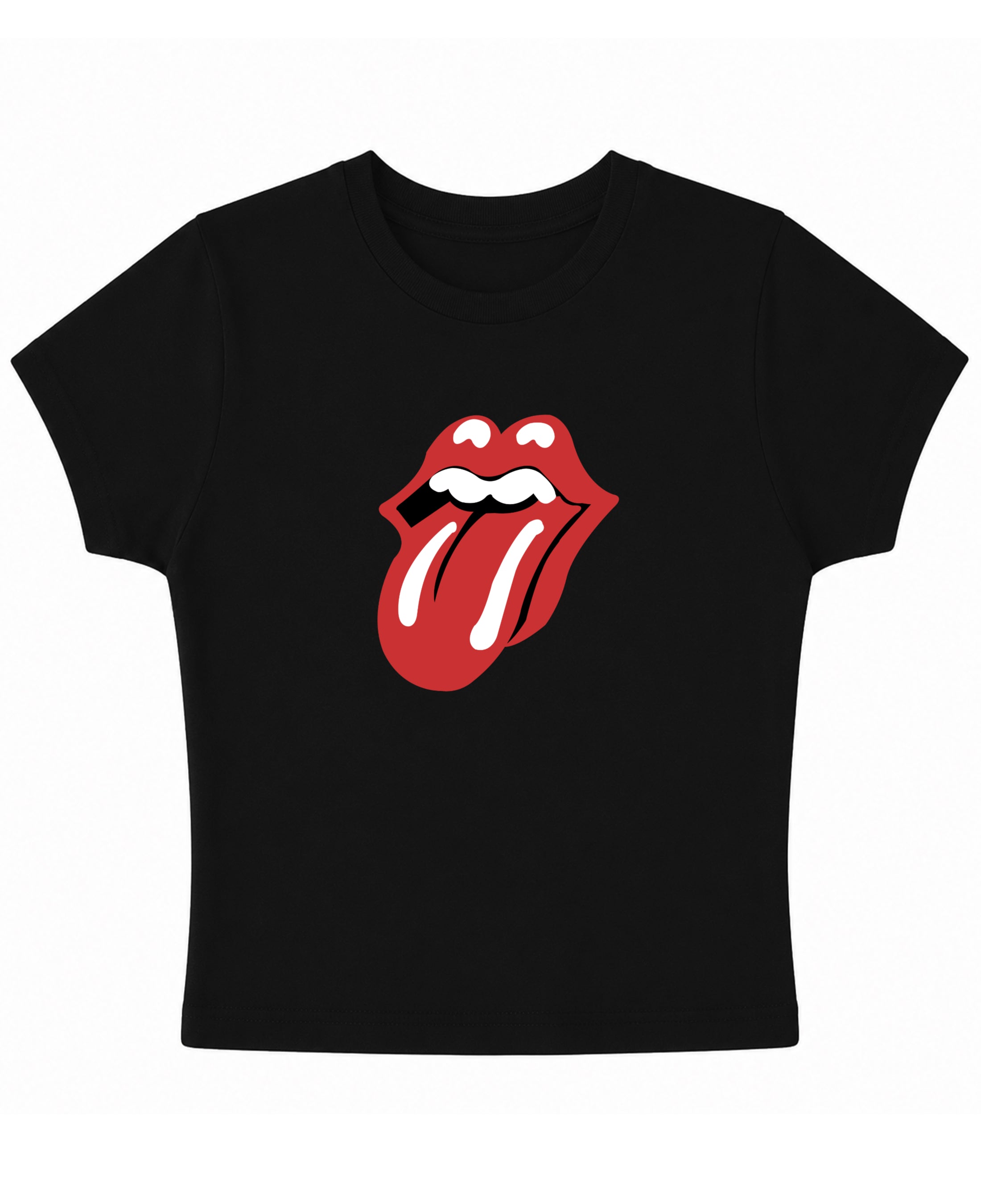 Black Baby Tee Front Design