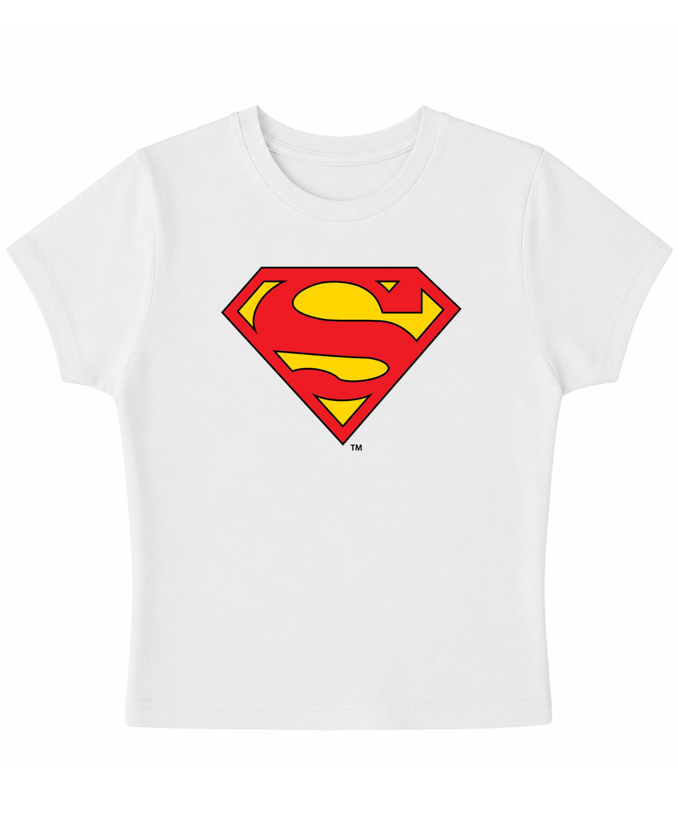 White Baby Tee Front Design