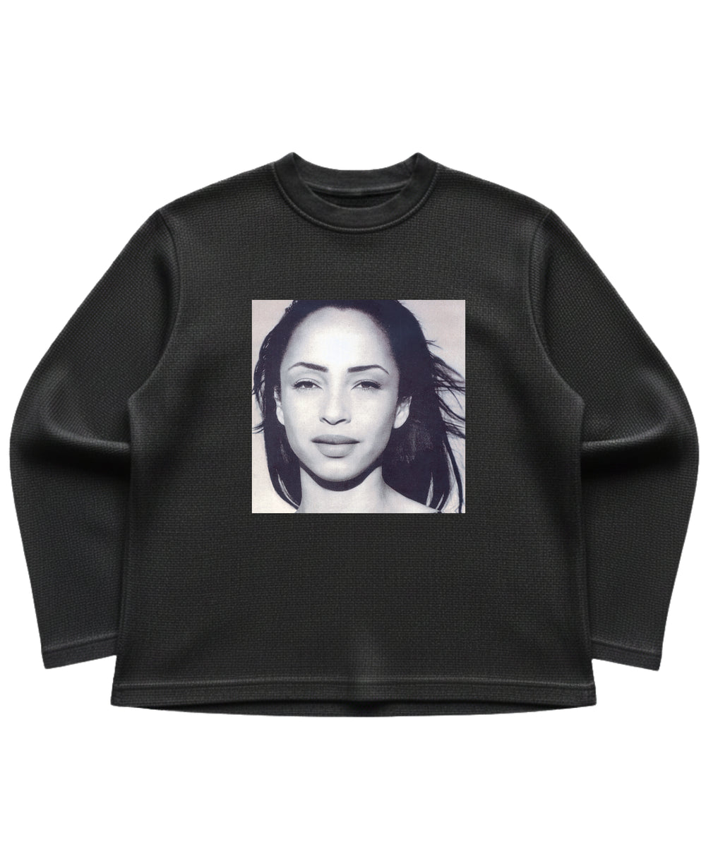 THE BEST OF SADE WAFFLE OVERSIZED FULL SLEEVE